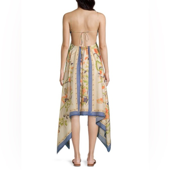 NWT Rebecca Taylor Silk Phoenix Floral Midi Dress - Picture 7 of 16